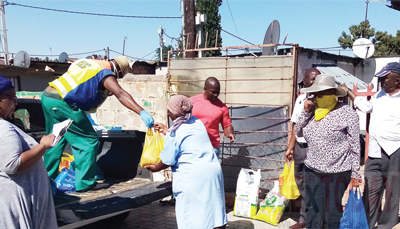 <p><strong>By Jonk WA Mashamba</strong><br />
jonkm@greateralextoday.co.za</p>

<p>MANY residents have been benefiting from food parcels when PR Councilor Shadrack Mkhonto took to donating. Since the lockdown started, Mkhonto, affectionately known as the mayor of Alex, has collected food parcels from different donors and gave to the needy. “All the people who collected their food parcels phoned me prior. Some of them sent me messages because they heard that I’m giving food parcels. Immediately when I get food from private donors, I send these people messages to say that, lets meet somewhere. That’s how I work,” said the councilor without borders. When responding to the caller who contacted Alex FM last week claiming MKhonto only gives food to the DA members, he said: “I don’t discriminate based on your political affiliation. When people request food from me, I don’t even ask if they are members of DA or not. And it is not even for me to judge on the person who is not a South African; I just give to the deserving members of the community.”</p>

<p>According to the black mamba, as Mkhonto is also known, more than 300 residents already benefited. I’m still going to give many people, as long they phone me, this is how I operate. As a public representative, you need to make sure our people eat.” Mkhonto can be contacted on 081 350 8109/ 079 444 1464</p>
