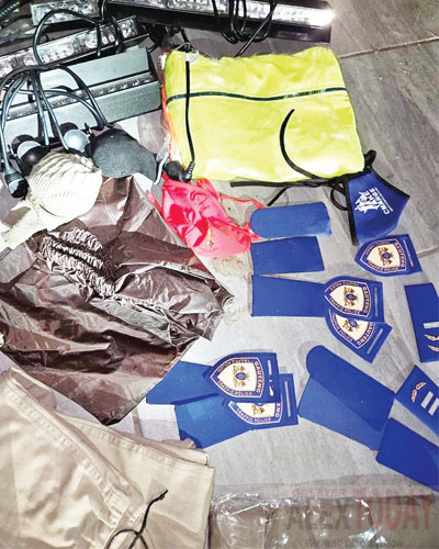 <p><strong>By Jonk WA Mashamba</strong><br />
Jonk.mash@gmail.com</p>

<p>POLICE arrested a suspect believed to be a mastermind behind blue lights robberies after he was found with blue lights, traffic police uniform, a high calibre firearm and ammunition as well as a suspected hijacked motor vehicle. The suspect was arrested at his place of residence in Dawn Park, Ekurhuleni, in the early hours of Monday, 18 March 2024. National Crime Intelligence shared information about a suspect who was in possession of a suspected hijacked motor vehicle and suspected to be involved in blue light robberies on freeways. Lieutenant Colonel Mavela Masondo said the information was activated and a team comprising of members from different units of the South African Police Service, Gauteng Traffi c Police Saturation Unit, Tracker Connect, Fidelity Specialised Services and Cap Security Specialised Unit was established to carry out the take down operation.</p>

<p>Masondo said that in the early hours of Monday morning, the team pounced on the premises of the suspect in Dawn Park where they found a VW Polo that was reported to be hijacked in Phokeng, North West Province, in February this year. “Upon searching the suspect and premises, police found an unlicensed rifle, pistol, scores of ammunition, multiple blue lights, police uniform and insignia that belongs to Gauteng, Mpumalanga and Madibeng Traffic Police as well as false government vehicle registration plates. “The suspect was arrested and charged with possession of unlicensed fi rearms, possession of hijacked motor vehicle, and possession of ammunition, amongst other charges,” said Masondo. The Gauteng Provincial Commissioner Lieutenant General Tommy Mthombeni has applauded the team of law enforcement agencies that worked with diligence to arrest the suspect.</p>

<p>“The arrest of this suspect might help us in resolving lots of cases where motorists were robbed by a gang that was utilising blue lights and impersonating police officers,” said Mthombeni. Masondo said more suspects might be arrested, pending the investigation.</p>
